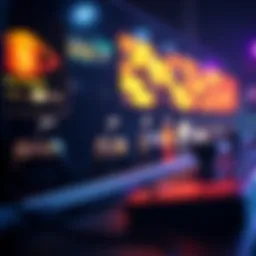 A historical timeline showcasing the evolution of video game development