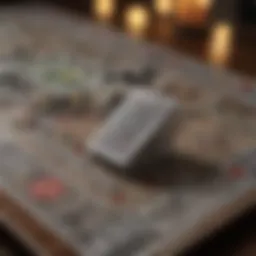 Illustration of Astraware Solitaire game board with intricate card formations