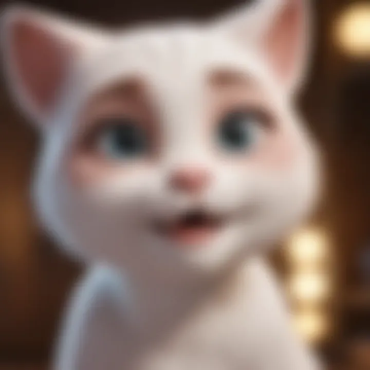 Gameplay screenshot of Talking Angela