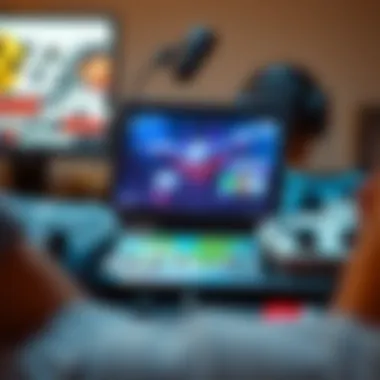 Diverse Gaming Platforms Diverse gaming platforms showcasing mobile and handheld options