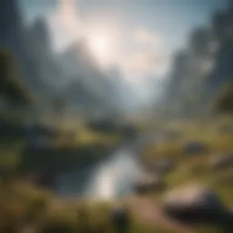 A stunning landscape from a top mobile game