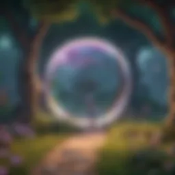 Enchanting gameplay scene showcasing vibrant level design