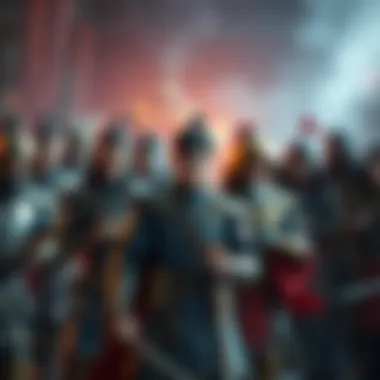 Character Roles and Development Diverse cast of characters representing various roles and abilities