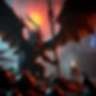 Captivating Storytelling Elements Scene depicting the rich lore and storytelling elements within the game