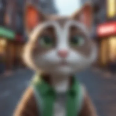 Cultural Influence of Talking Tom An illustration highlighting the cultural impact of Talking Tom in modern mobile gaming