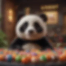 Graph depicting download trends of Panda Pop in 2021