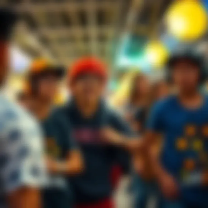 Visual engagement of the Subway Surf community in action