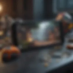 Abstract art symbolizing mobile gaming evolution