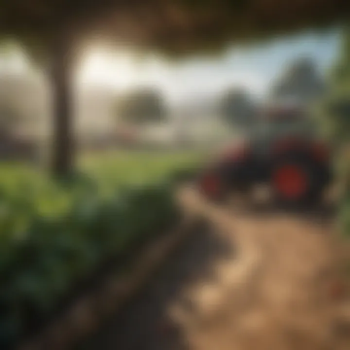 Stunning graphics showcasing a lush farming environment