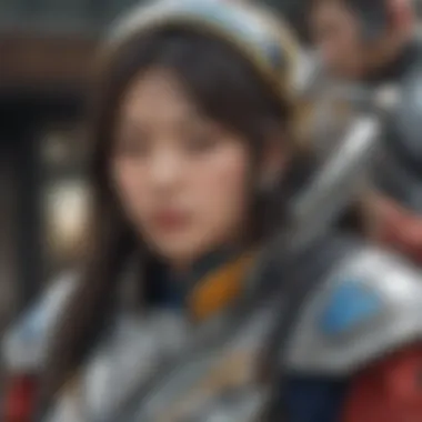 Iconic Characters from Korean Mobile Games A collage showcasing popular Korean mobile game characters