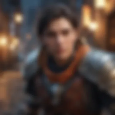 Engaging Mobile RPG Gameplay A captivating mobile RPG interface showcasing vibrant graphics.