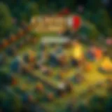 Clash of Clans village overview showcasing recent upgrades