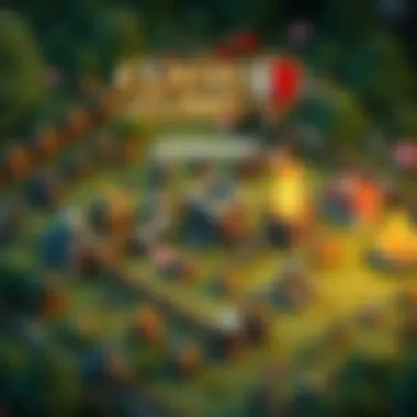 Clash of Clans village overview showcasing recent upgrades
