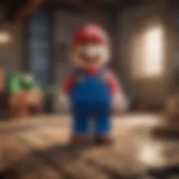 Mario Interactive Lego Set with various characters