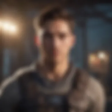 Impactful Storytelling in Mobile Games A captivating scene from a mobile game illustrating impactful storytelling