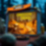 A nostalgic representation of the Oregon Trail game on iPad