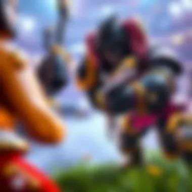 Engaging Combat in Brawl Stars Brawl Stars characters engaged in combat