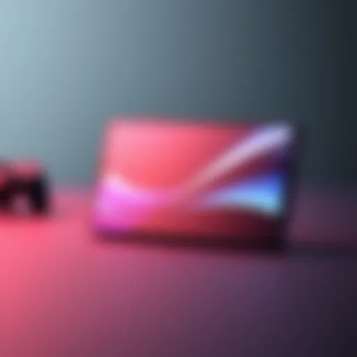 Concept design of the Sony PlayStation phone showcasing sleek aesthetics