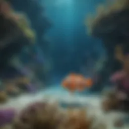 An engaging screenshot from a popular Nemo game showcasing vibrant underwater graphics