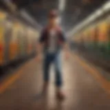 Screenshot showcasing Subway Surfer's vibrant graphics and characters