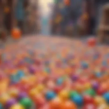 Engaging Gameplay in Candy Crush Soda A vibrant Candy Crush Soda gameplay screen featuring colorful candies and obstacles.