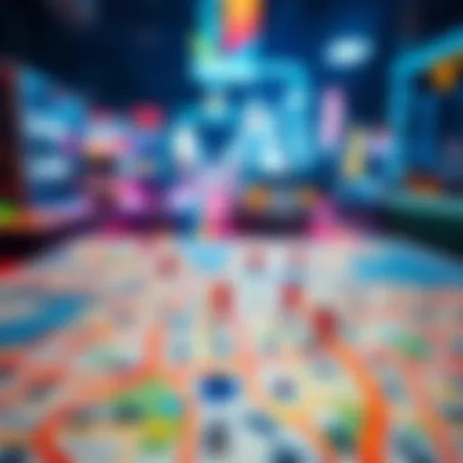 Game Hotspots on the Map A vibrant map highlighting various location-based game hotspots