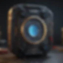 A vibrant illustration showcasing Unity's user interface with various game development tools.