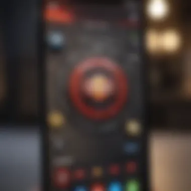 UNO Game Interface on Android Screenshot of the UNO game interface on Android