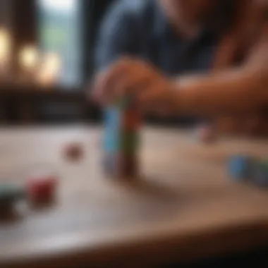 Strategic Move in UNO Strategic move in UNO game displayed on a smartphone