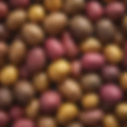 A plethora of colorful heirloom potatoes