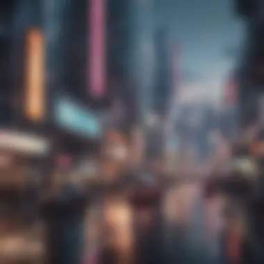 Futuristic Cityscape in Honkai Impact 3D