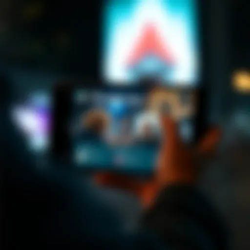 Visual representation of the Google Play Open Beta interface highlighting user engagement features.