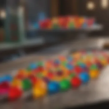 Vibrant Gameplay Interface of Gummy Drop Free Illustration of Gummy Drop Free's vibrant gameplay interface