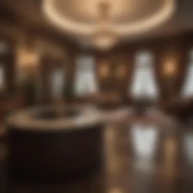 Welcoming Vibes in Hotel Gestures Luxurious setting with a gesture symbolizing welcome in a hotel hideaway