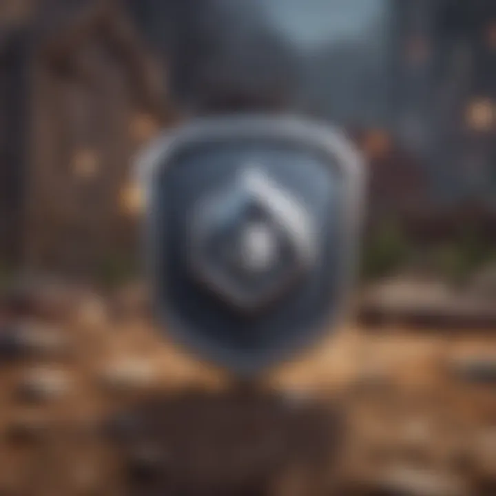 Fortnite logo on Android device
