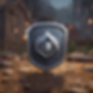 Fortnite Logo Displayed on Android Fortnite logo on Android device