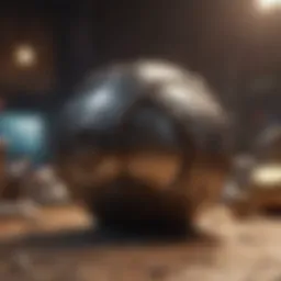 An engaging visual of a game concept pitch presentation.