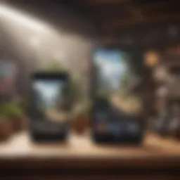 Visual representation of the app store evolution