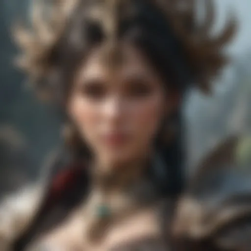 Illustration of intricate character customization in Lineage 2 Revolution