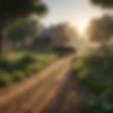 Immerse in the Serenity Lush Farm Landscape
