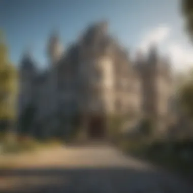 Castle of Grandeur Majestic Castle Setting in Royal Match App