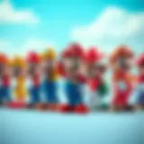 Evolution of Mario character through the years