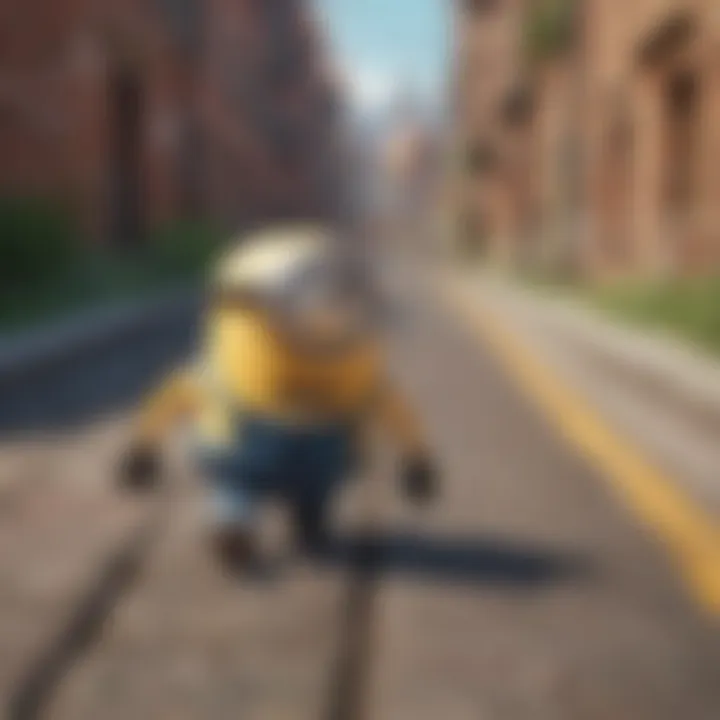 Dynamic gameplay screenshot of Minion Run