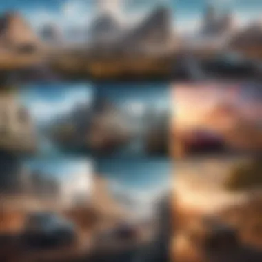 Trending Mobile Game Genres of 2022 A vibrant collage showcasing trending mobile game genres of 2022