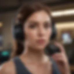Illustration of mobile voice technology in gaming
