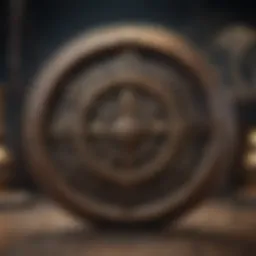 Mystical symbols in the game world