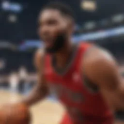 Dynamic gameplay showcasing NBA Top Shot Beta action