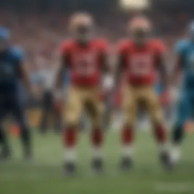 Player Stats Comparison Comparison chart of various player stats in NFL Clash.