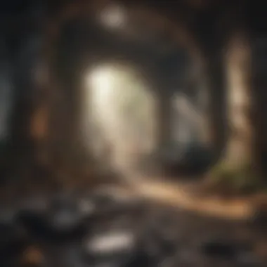 Structured Environments vs. Chaotic Encounters A visually striking contrast between structured environments and chaotic battle scenes in gaming