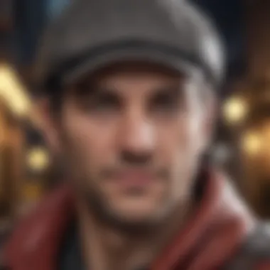 An engaging character from a top-rated mobile game demonstrating unique abilities